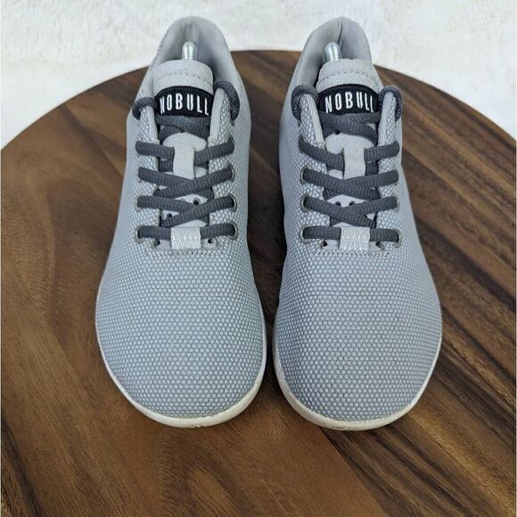 Nobull Superfabric Trainers Men's Size 7 Women’s 8.5 Workout Shoes Gray - Picture 3 of 12